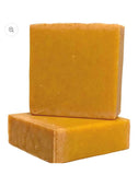 Remove dark spots and even skin tone with Gleniece Skin Turmeric + Honey + Lemongrass Soap  Perfect for brightening and toning the skin.  Our turmeric body bars are created to help with hyperpigmentation, fights acne and combat dark spots.  It's filled with tea tree oil and turmeric, two super ingredients that’ll help gently fade scars and balance out uneven skin tones.  This bar requires the use of a moisturizer after cleansing.